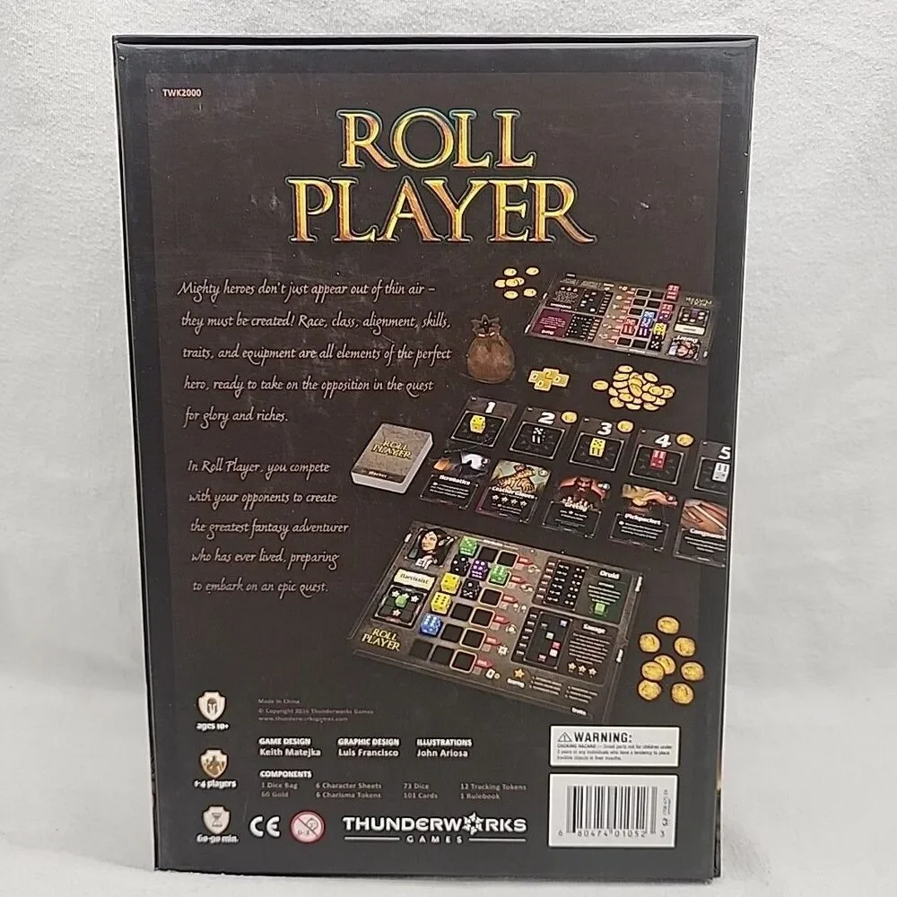 Game Roll Player Board  Thunderworks Games Dice Rolling Character Building New